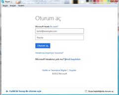  Skype'a msn hesabımla giremiyorum.