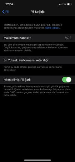 APPLE IPHONE PİL SAĞLIĞI  [ANA KONU]