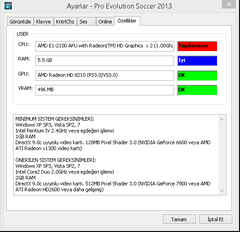 Pes 2013 CPU sorunu