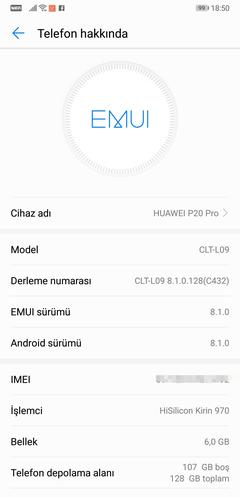 Huawei P20 Pro Sürüm Düşürme (Downgrade)