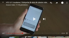 U11 ile HTC TURKCE KARAKTER
