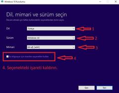 Toplama sıfır pc ye windows kurma(çözüldü)