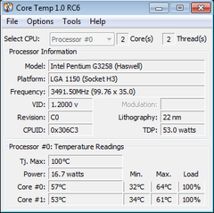  STOK FANLA G3258 OVERCLOCK