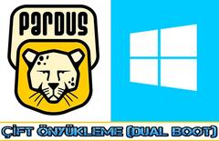 Windows 10 yanına Pardus kurma çift önyükleme (dual boot)