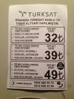  binanıza türksat kablo tv fiber altyapı yapılmıştır Kağıdı