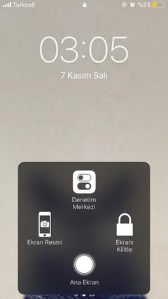 İphone 7 AssasiveTouch Ortada açılmama problemi?