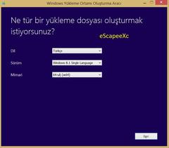  WIN8.1 OEM Lisans - Temiz Kurulum (Lisans Kaybetmeden) (UEFI)