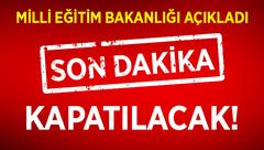 Tüm Özel Öğretim Kursları Kapatılacak - SON DAKİKA