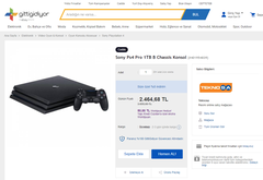 Sony PlayStation 4 Pro 1TB ~ 2.519,10 TL | Amazon.com.tr