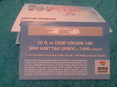  AVEA (Heryöne 500DK, 5000 SMS, 2GB NET) 23 TL - WOOPS!