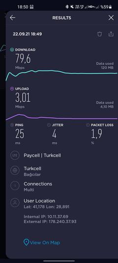 TÜRKİYE 4G/5G HIZ TESTİ HARİTASI