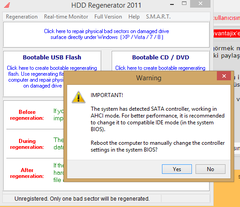  HD tune programlı ile harddisk testi resimli anlatım