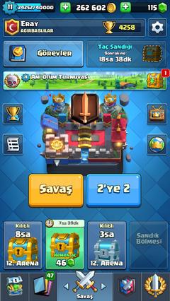 ALINIK CLASH ROYALE HESABI. 