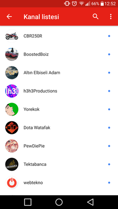 Abonesi Olduğunuz Youtube Kanalları SS' lerini Alalım