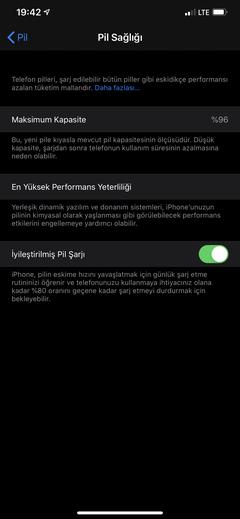 APPLE IPHONE PİL SAĞLIĞI  [ANA KONU]