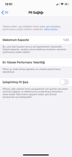 APPLE IPHONE PİL SAĞLIĞI  [ANA KONU]