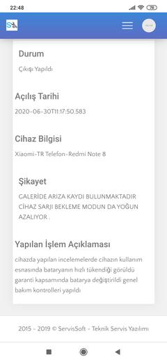 Evofone Teknik Servis Rezilliği