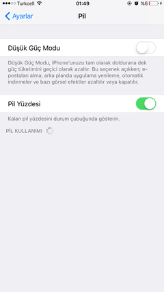 iPhone Pil Kullanımını Göstermiyor | DonanımHaber Forum