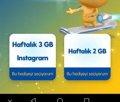 Turkcell Salla Kazan GB Şenliği Başladı! (Bol GB Hediye)