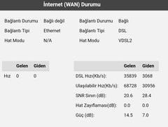 100 mbps'e geçtim ama hızım hala 35 mbps