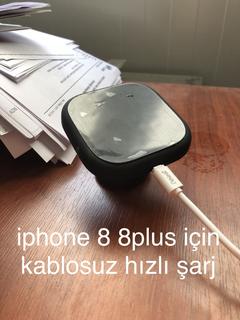 kablosuz şarj cihazı(iphone8 8plus X uyumlu)