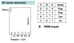  Arduino Uno ve LM298 ile DC motor