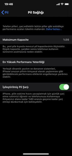 APPLE IPHONE PİL SAĞLIĞI  [ANA KONU]