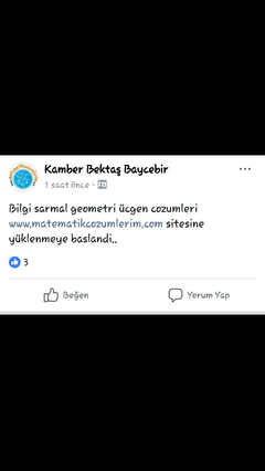 BAYCEBİRDEN MESAJ VAR BİLGİ SARMAL GEO... 