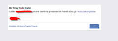 Facebook Hesap Kitlenmesi/Kod