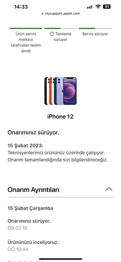 Iphone 12 apple store servis rezilligi