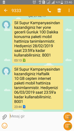 Vodafone Yanımda Bana Ne Var Surekli Sürpriz Çıkması