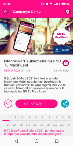 Maximum-İstanbulkart yüklemesine 50 TL
