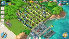  Satilik 50 lvl dusuk madalya Boom Beach Hesabi