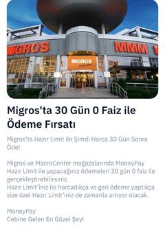 MoneyPay (Migros+Colendi) Kredili Kart [Ana Konu]