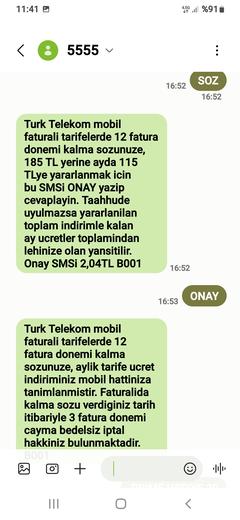 TÜRK TELEKOM FATURALI 30 GB 115 TL