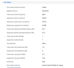  ADSL HAT ZAYIFLAMASI HERKES DEĞERLERİNİ YAZSIN !