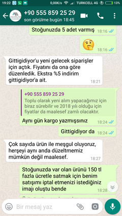 N11/acarlaronline satıcısını beni mağdur etmesi