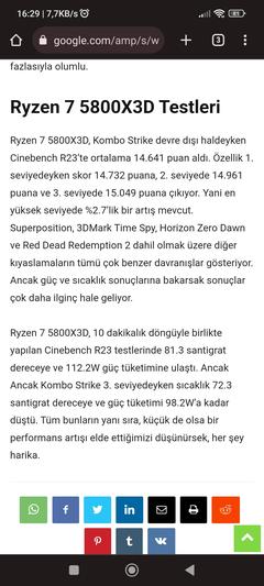 Ryzen 7 5800x 3D Isı problemi