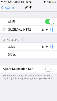 WiFi şifresini doğru yazmama rağmen bağlanmıyor