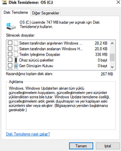  Windows 10 Depolama sorunu