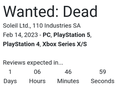 Wanted : Dead | PS4 - PS5 | ANA KONU