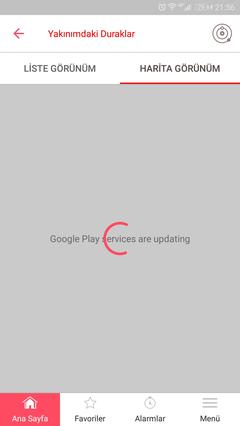 Google play services are updating. HATASI