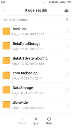 Xiaomi log mu tutuyor gizli dosyalar ??