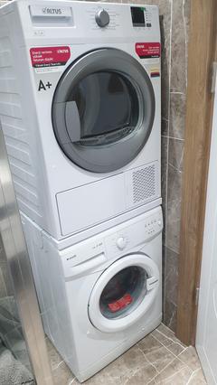 5 kg çamaşır makinesi üzerine kurutma makinesi kurulur mu?