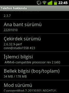  Vodafone 858 Root sonrası Sorunlar! Cyanogen Mod