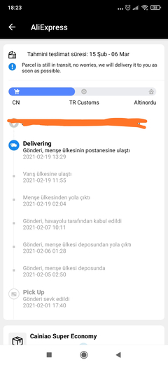 Aliexpress Standard Shipping Mağdurları - TÜM KARGO MAĞDURLARI TOPLANIYORUZ!