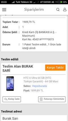 Hepsiburada KVK ve HTC ortaklaşa rezilliği