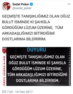 oguz bulut son durum