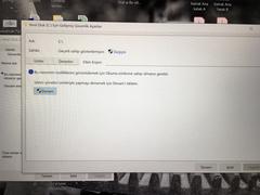 C disk erişilemiyor