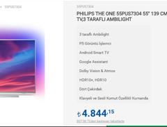 Philips 55PUS7503 Hakkında -- 55PUS7803 İLE DEĞİŞTİRİLDİ - PHİLİPS PANEL ARIZASI DEVAM EDİYOR 